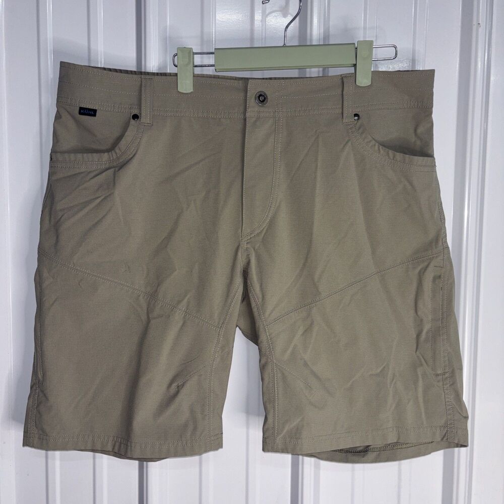 KUHL Silencr Kargo Shorts Size 40 With 10 Inch Inseam Khaki  EUC